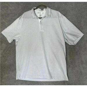 Gren Norman Golf ML75 Polo Performance Gray / White Striped‎ - XXL